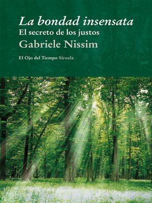 cover image of La bondad insensata